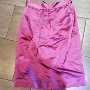 D&G Dolce and Gabbana purple pencil skirt